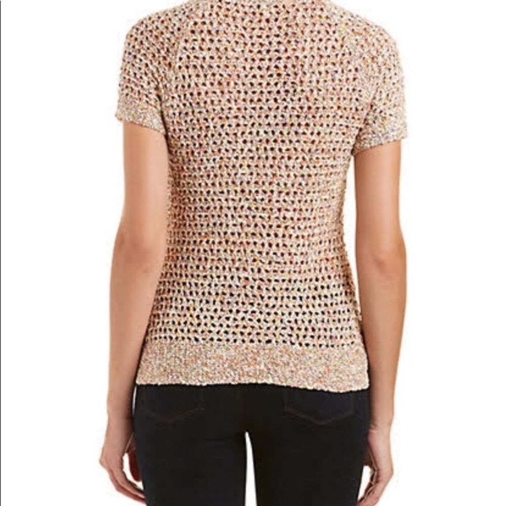 CAbi Sherbet Multi Color Pullover Knit Top XS M - Picture 3 of 8